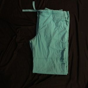 SCRUBS. turquoise pants
